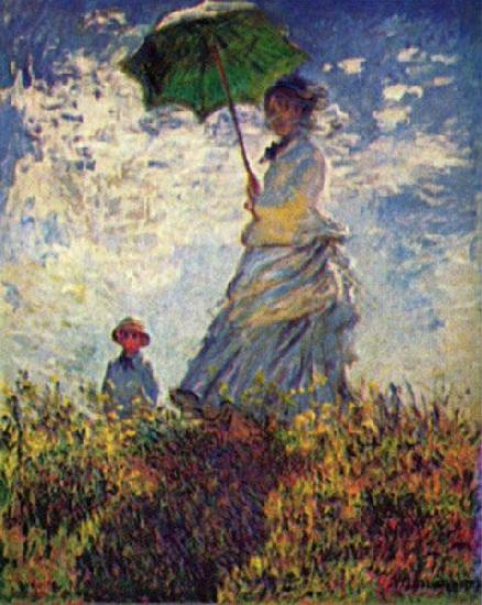 Claude Monet Woman with a Parasol, Norge oil painting art